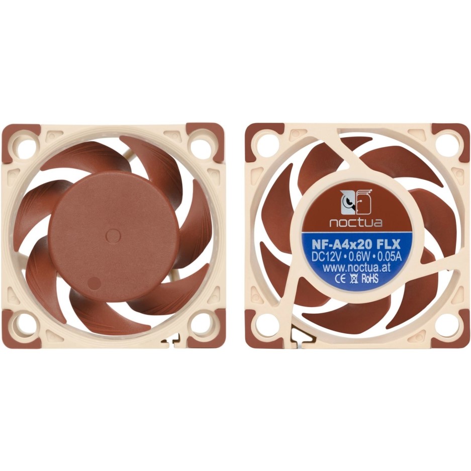 Noctua NFA4x20 FLX 40mm x 20mm 3pin Fan on Servers Direct
